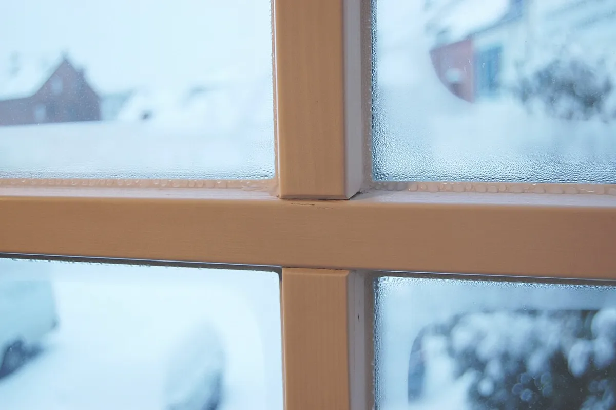 Window frame and glazing