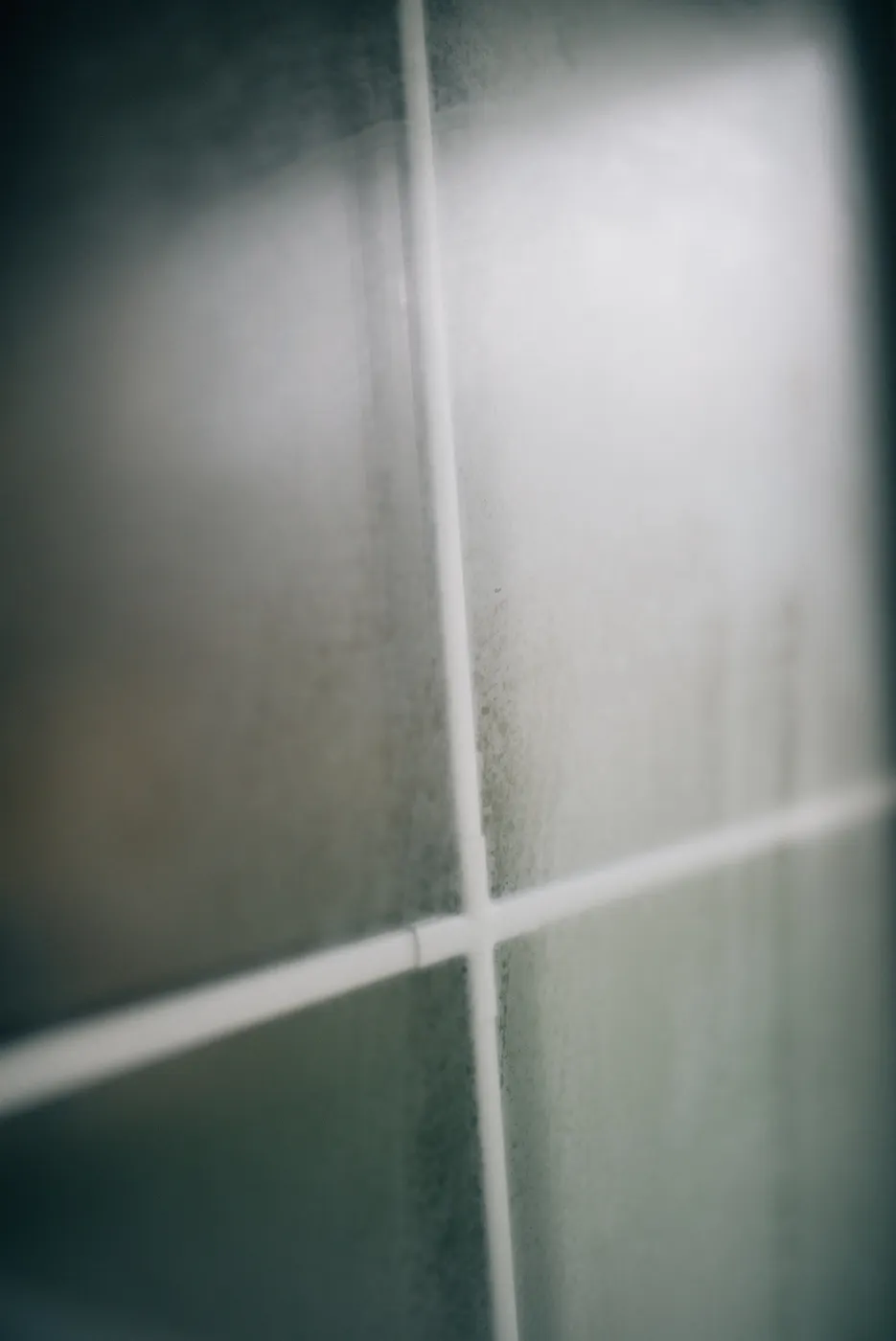 Misted window glass